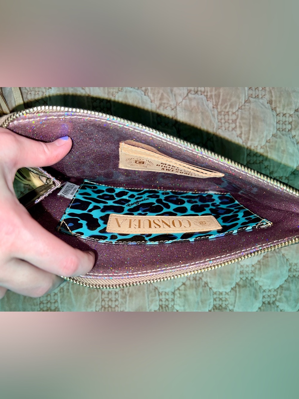 Consuela Besos L-Shaped Clutch / Pouch - Picture 3 of 4